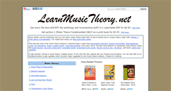 Desktop Screenshot of learnmusictheory.net