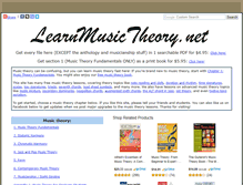 Tablet Screenshot of learnmusictheory.net